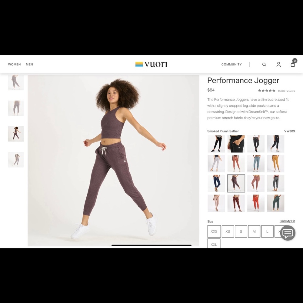 Vuori performance jogger